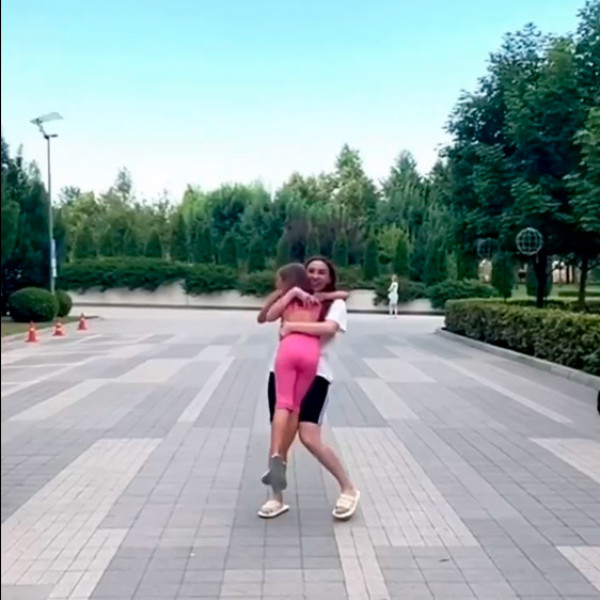 Самая драгоценная встреча, особенно три месяца спустя. Доча!